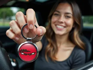 Coach Keychain Designer High-Quality Metal